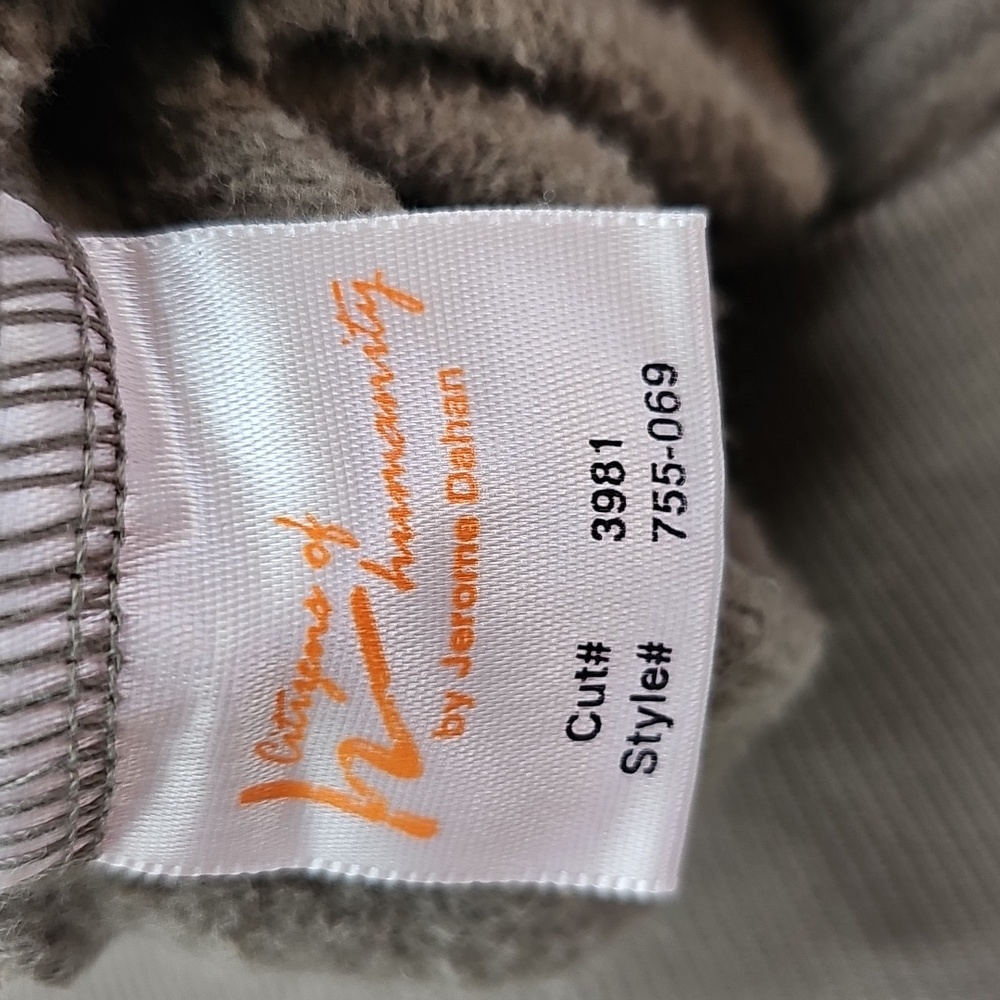 Citizens Of Humanity Brown Cropped Sweatshirt Knit Blazer, Y2K New w/tag, Sz L - Picture 7 of 12